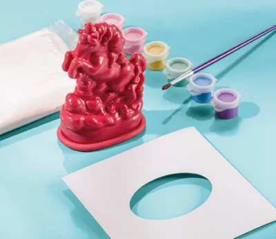 Produktbild von Totum Creativity - Einhorn-Gipsfiguren
