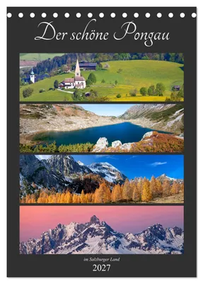 Produktbild von Der schöne Pongau (Tischkalender 2027 DIN A5 hoch), CALVENDO Monatskalender