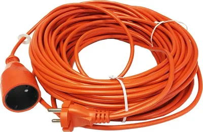 Obrázek produktu pro Awtools Zahradní prodlužovací kabel s jednou zásuvkou 25 m bez uzemnění / 2x1,0 m / 10 A / 230 V / 2500 W