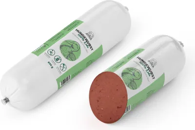 Produktbild von Ayka Hundewurst Ente 1 Stück 400g