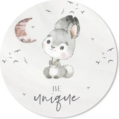 Produktbild von MuchoWow® Mauspad Mousepad Zitate - Kinder - Einzigartig sein - Jungen - Mädchen - Aquarellieren 20x20 cm - Mousepads - Maus Mat - Pad - Mausunterlage - Schreibtischmatte