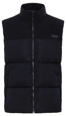 Image de BLEND : Veste sans manches, fermeture éclair, col montant, poches latérales. Taille : L