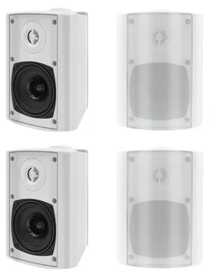 Obrázek produktu pro 4palcová Bluetooth reproduktor pro venkovní použití, 400 wattů, vodotěsná, vhodná do zahrady a na terasu