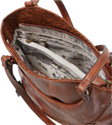 Produktbild von Rieker Damen Henkeltasche Rucksack Schultertasche H1025, Farbe:Braun