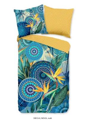 Immagine prodotto di HIP Mako biancheria da letto in raso 135 X 200 cm + 1 x 80 X 80 cm Novia colorata