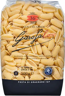 Produktbild von 16x Garofalo Pasta di Gragnano IGP Gnocchi Sardi N.36 500g