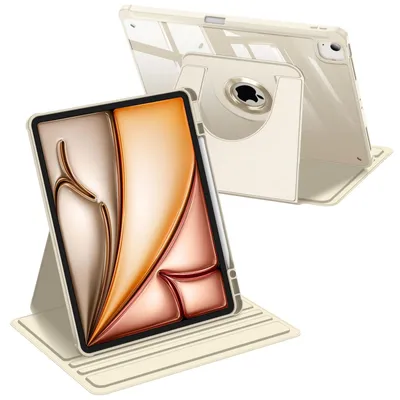 Produktbild von Fintie Rotierende Hülle für iPad Air 13 Zoll M4/M3/M2, iPad Pro 12.9 Zoll – Starlight