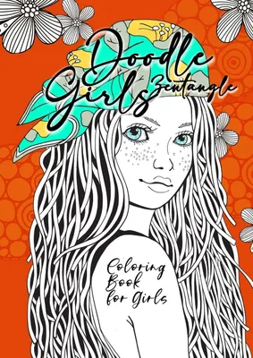 Produktbild von Malbuch für Mädchen mit Zentangle-Mustern und Kritzeleien