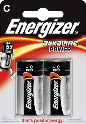 Produktbild von Batterie Alkaline, Baby, C, LR14, 1.5V Alkaline Power, Retail Blister (2-Pack)
