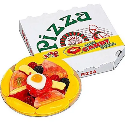 Immagine prodotto di Look o Look Mini Candy Pizza gelatina di frutta e schiuma di zucchero 85g