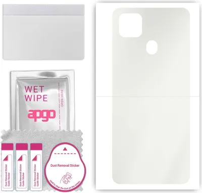 Produktbild von apgo Rückseite Schutzfolie, Matt, kompatibel mit ZTE Blade 20, Hinten Hydrogel-Displayschutzfolie mit Positionierhilfe, kratzfest, einfache Montage