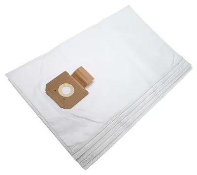 Produktbild von vhbw 5x Staubbeutel Ersatz für Bosch 2607432038 für Staubsauger - 41cm x 28cm Weiß