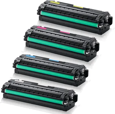 Produktbild von 4x XXL Tonerkartuschen für Samsung CLP680 DW CLP680 ND CLX6260 FD CLX6260 FR CLX6260 FW CLX6260 ND Black Cyan Magenta Yellow Sparset CLT-K506L CLT-C506L CLT-M506L CLT-Y506L ELS