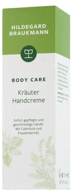 Imagen del producto de Crema de manos herbal para el cuidado corporal de Hildegard Braukmann (100 ml)
