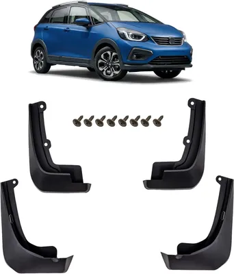 Produktbild von 4er-Set Schmutzfänger-Kit mit Befestigungssatz, passend für Honda Jazz V CROSSTAR 2020+
