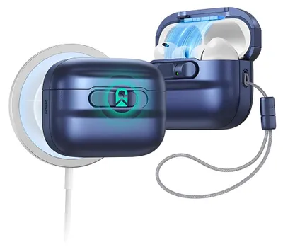 Obrázok produktu pre ESR - Pulse Magnetic FlickLock puzdro pre Apple AirPods Pro 3 - tmavomodré