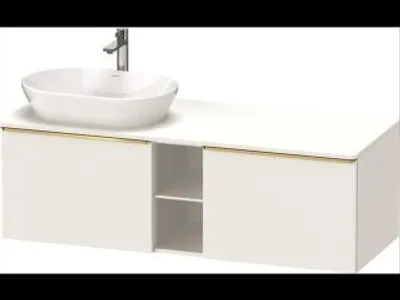 Produktbild von DURAVIT DE4950L34180000 D-Neo KWTUWH R.ek 1400x550x459 Wß Mt