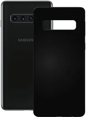 Produktbild von PEDEA Soft Cover TPU Hülle Case für Samsung Galaxy S10+  Plus | Schwarz