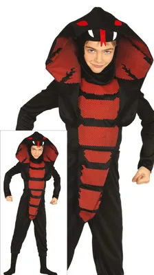 Produktbild von Guirca Cobra Ninja Jungenkostüm Rot 3-4 Years Rot 3-4 Years