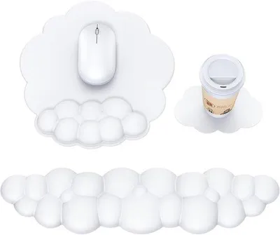 Immagine prodotto di Mouse ergonomico con poggiapolsi e supporto per l'avambraccio