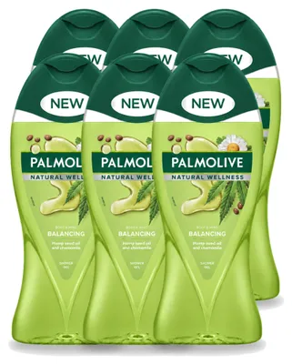 Obrázok produktu pre 6 x Palmolive Natural Wellness sprchový gél vyvažujúci – 250 ml – výhodný balík – 6 kusov