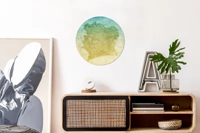 Produktbild von MuchoWow® - Schlafzimmer - Bilder - Der Kreis - Kunst für die Wohnung - Plastik - Kunstdruck - Wandbild