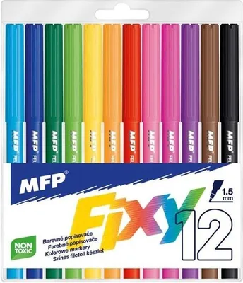 Produktbild von Marker 12 Stück PP 13,3/0,9 cm