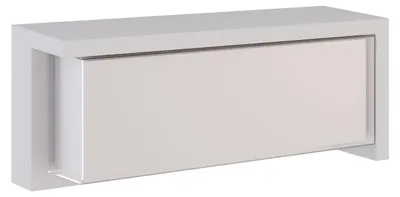 Obrázek produktu pro Blis Obdélníková venkovní nástěnná LED svítidla o výkonu 24 W s přepínačem barevné teploty (2700 K/3200 K/4000 K), matně bílá – designová nástěnná svítidla – Beneito & Faure