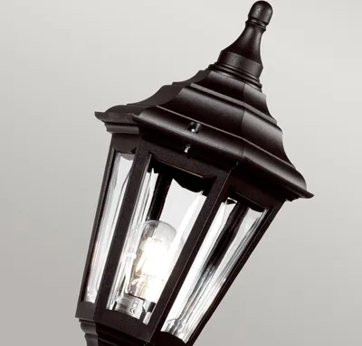 Immagine prodotto di Lampada da giardino alta nera E27 60W Kinsale Elstead