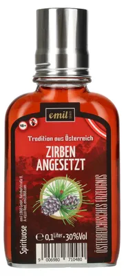 Image de emil 1868 Zirben Angesetzt 30% Vol. 0,1l in Taschenflasche