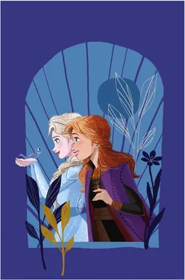 Produktbild von Disney Poster Die Eiskönigin Spottdrossel Lila - 612842 - 50 cm x 70 cm