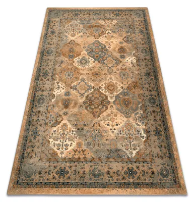 Image de Tapis en laine POLONIA Azer cadre, oriental, beige beige 200x300 cm