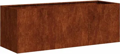 Produktbild von vidaXL Pflanzkübel Rostig 120x40x40 cm Wetterfester Stahl