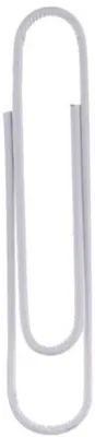 Produktbild von Alco Briefklammer Metall kunststoffüberz 50mm weiß 100 Stück