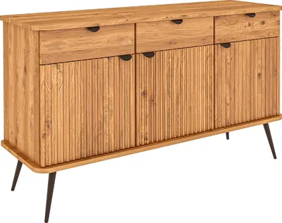 Produktbild von Sideboard 144 cm breit in Eiche massiv geölt, KABALA-165