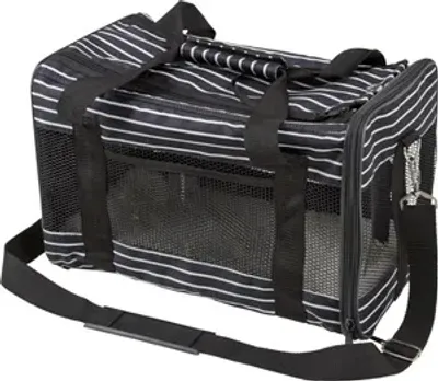 Produktbild von Tragetasche Cuba 40x26x28 cm schwarz/weiß