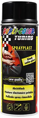 Produktbild von Dupli-Color Sprayplast - Abziehlack - Sprühfolie schwarz seidenglanz 400 ml.