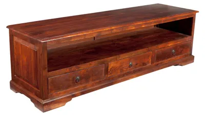Immagine prodotto di MASSIVMOEBEL24 | OXFORD #439 Mobile TV in legno di acacia - laccato / nougat 176x53x50