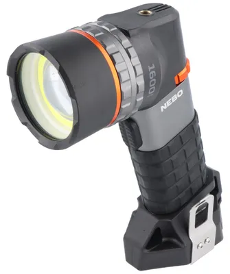 Produktbild von NEBO NEB-SPT-1001-G, Taschenlampe, Mehrfarbig, Aluminium, Gummi, Tasten, Ladend, 1 m