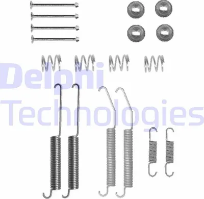 Produktbild von DELPHI Zubehörsatz Bremsbacken LY1334 Hinten für MITSUBISHI L 200 / Triton Pickup (KAT, KBT)