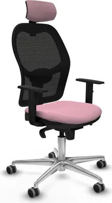 Image de Chaise de bureau avec appui-tête Jorquera Piqueras y Crespo 1D086G2 Rosa