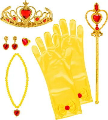 Produktbild von Prinzessinnen Set 6-teilig gelb