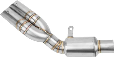 Obrázek produktu pro Střední spojovací trubka výfuku motocyklu, tlumič výfuku s dvojitým otvorem, nerezová náhrada pro Z800