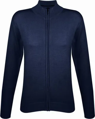Immagine prodotto di SOLS cardigan Gordon da donna con zip, scollo a V, maniche lunghe PC505 (Xlarge) (blu navy)