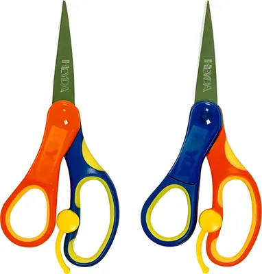 Produktbild von HEYDA 2048078 Kinderschere Linkshänder 135 cm blau/gelb/orange