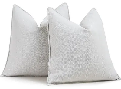 Obrázek produktu pro Polštářové povlaky Unyqoos® z mikrovlákna, 45x45 cm – sada 2 kusů, měkké a elegantní povlaky na polštáře do obývacího pokoje a ložnice