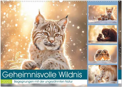 Produktbild von Geheimnisvolle Wildnis (Wandkalender 2026 DIN A2 quer), CALVENDO Monatskalender