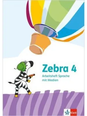 Produktbild von Zebra 4. Arbeitsheft Sprache mit Medien Klasse 4