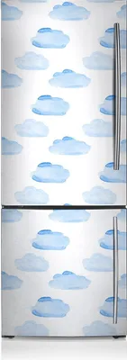 Produktbild von Magnetfolie Magnete Küche Kühlschrank Dekoration 60x190 cm - Wolken