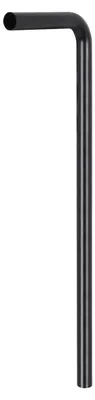 Produktbild von Differnz Bodenrohr - Aus Edelstahl - Schließt den Siphon direkt an den Bodenablauf an - Kratzempfindliche matte schwarze Oberfläche - Maße 75 x 22 cm - Durchmesser 32 mm - Schwarz matt